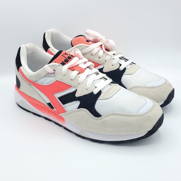 Diadora White Black Red running  mens size 11 main image 9
